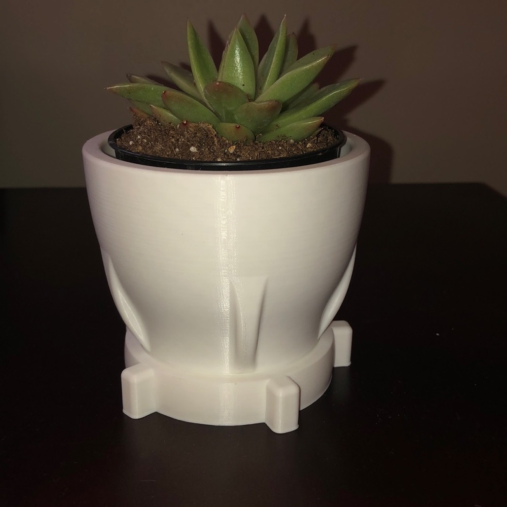 Homemade flower pot